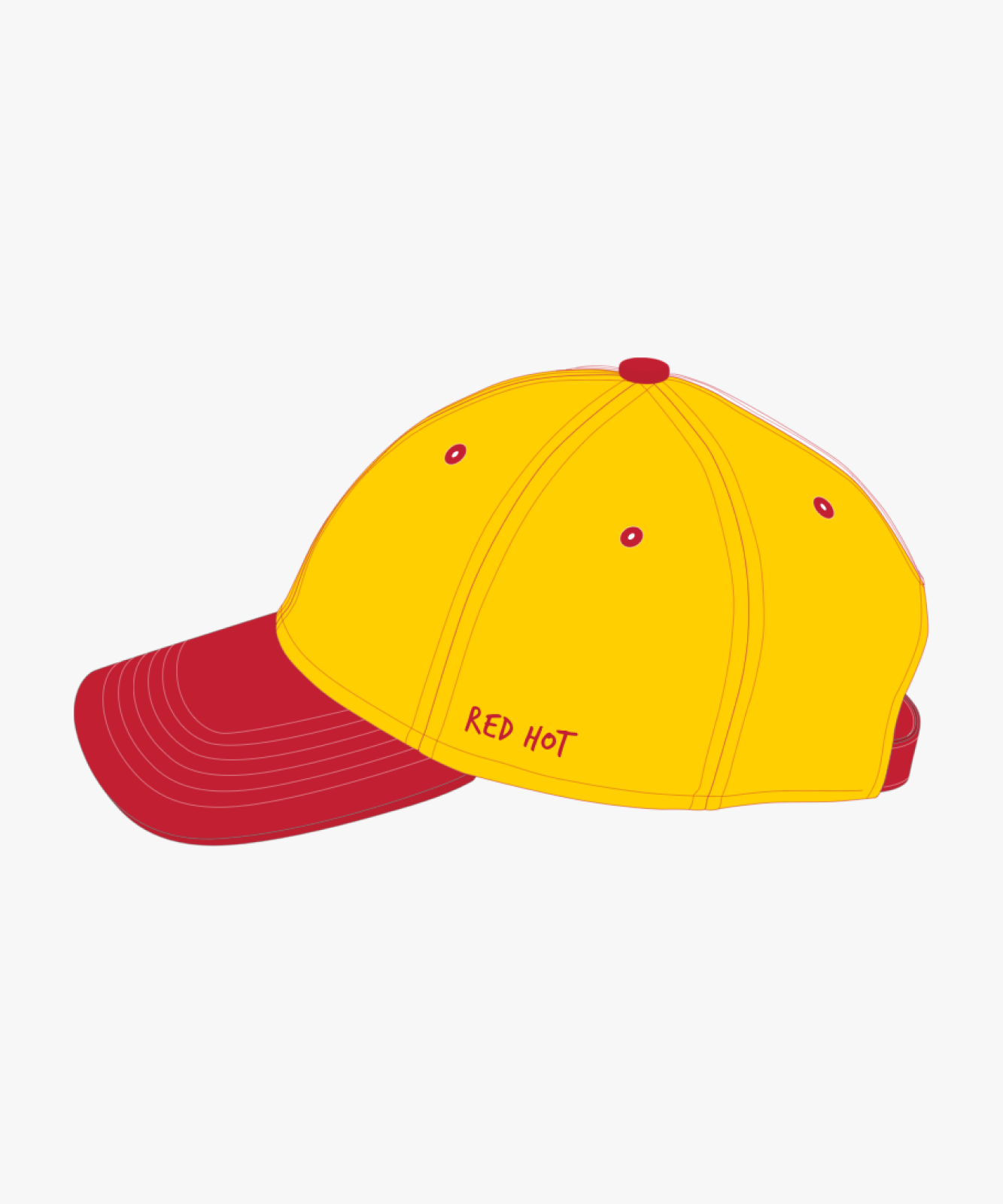Baseball cap / Yellow