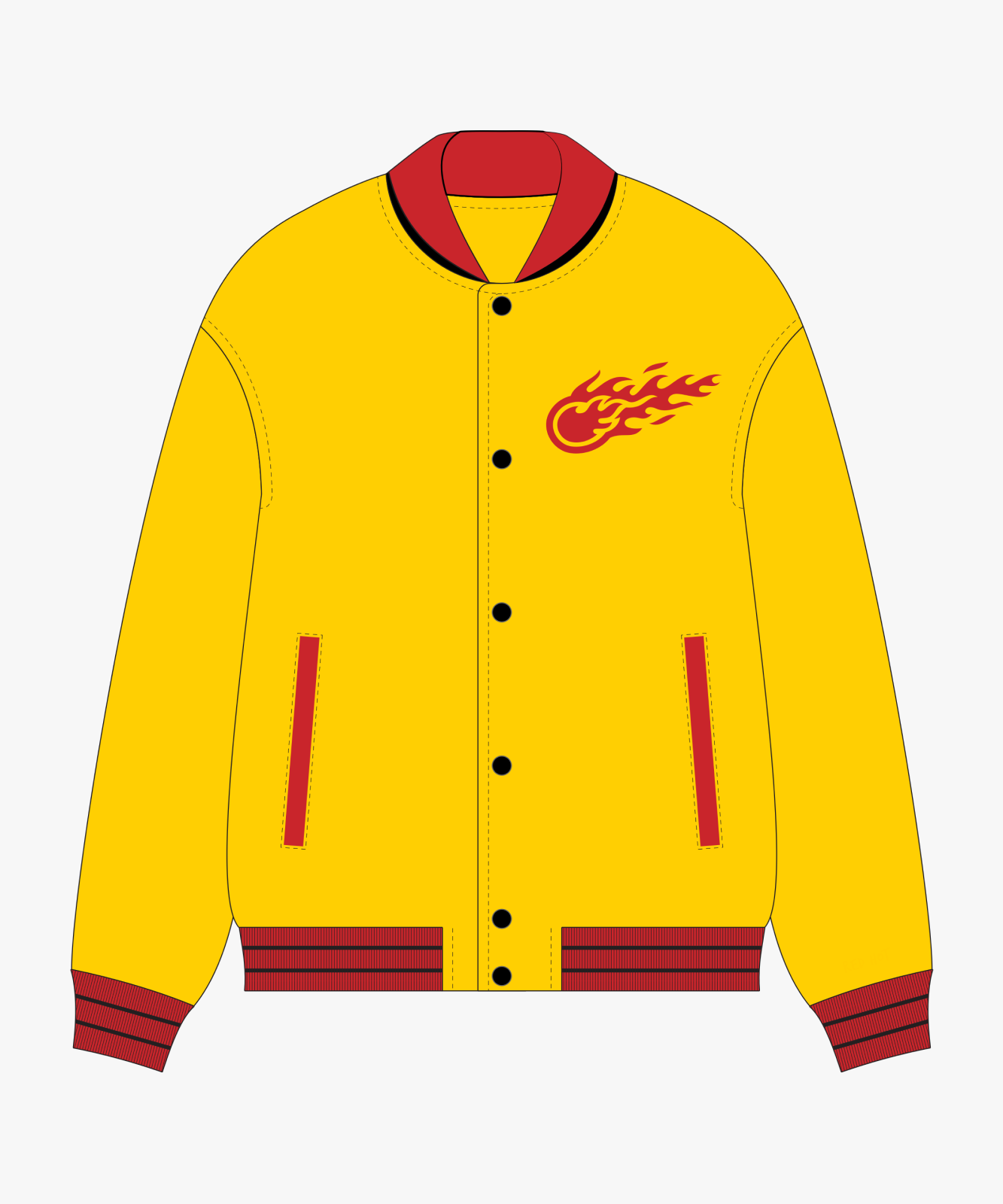 Varsity Jacket / Yellow