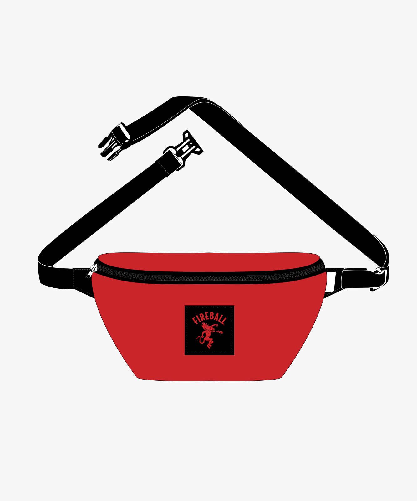 Waist bag / Red
